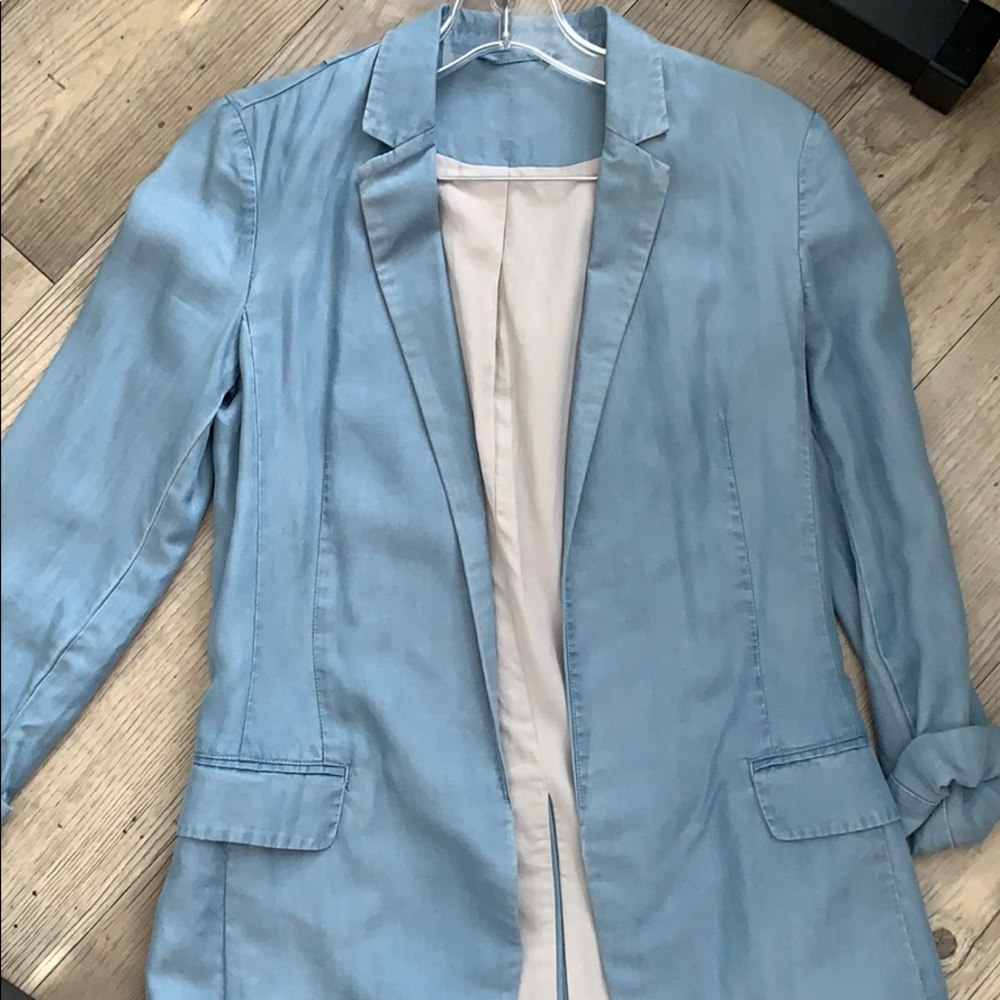 COPY - All Saints light Denim Blazer